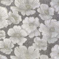 Обои Solo Fluid E105007 Винил на флизелине (1,06*10) Серый/Золото, Цветы — фото 1, Обои для стен