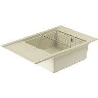 Кухонная мойка Aquaton Делия 78 1A715132DE240 Жемчуг — фото 5, Кухонные мойки