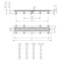 Товар: Душевой лоток Veconi Line 850 V850L с решеткой Хром глянцевый - фото 6 Душевой лоток Veconi Line 850 V850L с решеткой Хром глянцевый — фото 6, Душевые лотки