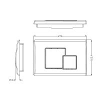 Комплект унитаза Rosa Элеганс Люкс Вн УнБ32 4620008195438 с сиденьем Микролифт и инсталляцией WeltWasser WW Marberg 507 10000005949+10000005953 с клавишей смыва Хром глянцевый — фото 12, Комплекты унитаз + инсталляция