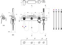 Смеситель на борт ванны Ravak Chrome CR 025.00 X070073 Хром — фото 6, Смесители на борт ванны