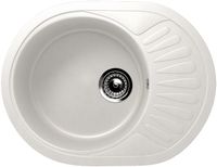 Кухонная мойка Ulgran Classic U-107m-341 Ультра-белая — фото 1, Кухонные мойки