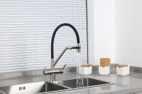 Товар: Смеситель для кухни Gappo G4398-85 Сатин Черный - фото 8 Смеситель для кухни Gappo G4398-85 Сатин Черный — фото 8, Смесители