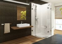 Душевой уголок Ravak Brilliant BSKK3-90 90х90 R 3UP77A00Y1 профиль Хром стекло Transparent — фото 3, Душевые уголки четверть круга