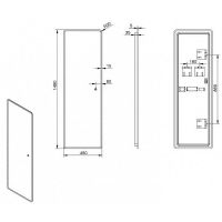 Зеркало Esbano 48 ESMI2073W с подсветкой с сенсорным выключателем — фото 3, Зеркала в ванную комнату