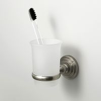 Стакан для зубных щеток WasserKRAFT Ammer Хром матовый арт-K-7028 — фото 2, Стаканы для зубных щеток