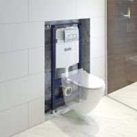 Товар: Инсталляция Iddis Optima Home OPH00GCi32K для унитаза с клавишей смыва Хром - фото 3 Инсталляция Iddis Optima Home OPH00GCi32K для унитаза с клавишей смыва Хром — фото 3, Инсталляции