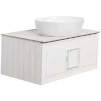 Тумба под раковину La Fenice Cubo 80 FNC-01-CUB-B-80 подвесная Белая матовая — фото 2, Мебель для ванной