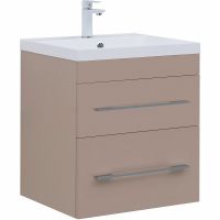 Тумба под раковину Aquanet Верона 60 304536 подвесная Капучино — фото 1, Мебель для ванной