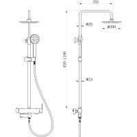 Товар: Душевая система beWash BV1MMSS6612 Черная матовая - фото 2 Душевая система beWash BV1MMSS6612 Черная матовая — фото 2, Душевое оборудование. Душевая программа