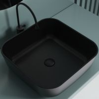 Товар: Раковина-чаша Esbano Ercina-N 39 ESRNERCINMB Черная матовая - фото 2 Раковина-чаша Esbano Ercina-N 39 ESRNERCINMB Черная матовая — фото 2, Раковины накладные