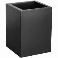 Стакан для зубных щеток WasserKRAFT Abens K-3728 Черный — фото 1, Мыльницы