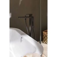 Товар: Смеситель для ванны Hansgrohe Metropol 32532670 Черный матовый - фото 3 Смеситель для ванны Hansgrohe Metropol 32532670 Черный матовый — фото 3, Смесители напольные