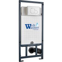 Инсталляция WeltWasser WW Marberg 507 RD WT 10000011213 для унитаза с Белой матовой клавишей смыва — фото 1, Инсталляции для унитазов