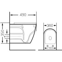Товар: Унитаз Grossman GR-4455GWS (GR-4455GWLS) подвесной Золото Белый с сиденьем Микролифт - фото 5 Унитаз Grossman GR-4455GWS (GR-4455GWLS) подвесной Золото Белый с сиденьем Микролифт — фото 5, Подвесные унитазы