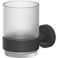 Стакан для зубных щеток Whitecross Ergo black ER2230BL Черный матовый — фото 1, Мыльницы