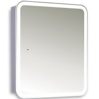 Зеркальный шкаф Silver Mirrors Фиджи Flip 70 LED-00002977 с подсветкой Белый с бесконтактным сенсором — фото 2, Зеркальные шкафы в ванную