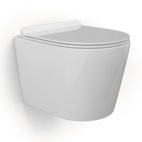 Товар: Унитаз beWash Aldo BKWHR001480 подвесной Белый глянец с сиденьем Микролифт - фото 2 Унитаз beWash Aldo BKWHR001480 подвесной Белый глянец с сиденьем Микролифт — фото 2, Унитазы