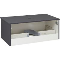 Тумба под раковину Aqua de Marco Monaco 90 2090GRMON подвесная Графит — фото 6, Тумбы под раковину