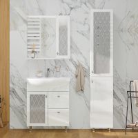 Тумба под раковину Volna Milena 70.1D.2Y tnMILENA70.1D.2Y-01 Белая — фото 5, Тумбы под раковину