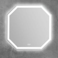 Зеркало BelBagno 80 SPC-OTT-800-800-LED-TCH-WARM с подсветкой с подогревом с сенсорным выключателем — фото 1, Зеркала в ванную комнату