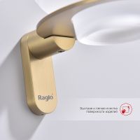 Мыльница Raglo R300.02.03 Золото матовое — фото 4, Мыльницы