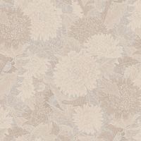 Обои Milassa Микадо KTS6 002 Флизелин (1*10,05) Белый/Бежевый, Цветы — фото 1, Обои для стен