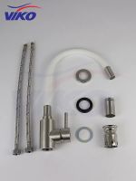 Смеситель для кухни Viko Нержавеющая сталь Белый арт-V-4448 — фото 13, Смесители для кухни