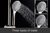 Душевая система Gappo G99-30 G2499-30 Сатин — фото 9, Душевые стойки