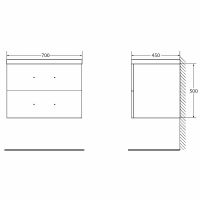 Товар: Тумба под раковину BelBagno Aurora 70 AURORA-700-2C-SO-RNN подвесная Rovere Nebrasca Nature - фото 5 Тумба под раковину BelBagno Aurora 70 AURORA-700-2C-SO-RNN подвесная Rovere Nebrasca Nature — фото 5, Тумбы под раковину