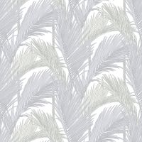 Обои Andrea Grifoni Palazzo Peterhof 7002-1 Флизелин (1,06*10,05) Серый/Белый, Листья — фото 1, Обои для стен