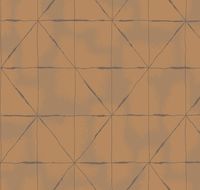 Обои Milassa Okinava Ok6 012 Флизелин (1*10,05) Оранжевый/Серый, Геометрия — фото 1, Обои для стен