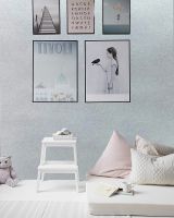 Обои Solo Loft Silver 168458-00 Винил на флизелине (1,06*10,05) Серый, Штукатурка — фото 2, Обои для стен