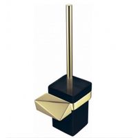 Ершик для унитаза Boheme New Venturo 10319-G-B Черный Золото — фото 1, Ершики для унитаза