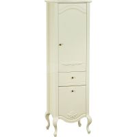 Шкаф пенал Migliore Impero 48 R 26068 Слоновая кость — фото 1, Пеналы для ванной комнаты