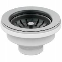 Выпуск для кухонной мойки Alveus 1127126 Антрацит — фото 1, Прочие комплектующие для слива и канализации