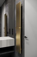 Электрический полотенцесушитель Boheme Flat 725-MG Золото матовое — фото 3, Электрические полотенцесушители