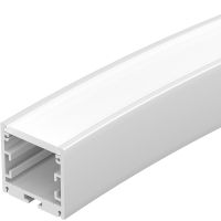 Профиль алюминиевый Arlight Sl-arc 025515 накладной для радиусных светильников Белый — фото 1, Профили для светодиодных лент