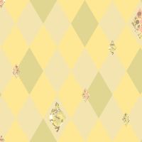 Обои LOYMINA Origins ALS7 005 Винил на флизелине (1*10,05) Зеленый/Желтый, Геометрия/Животные — фото 1, Обои для стен