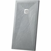 Душевой поддон из искусственного камня Vincea 160x90 VST-4SR9016G Серый — фото 1, Душевые поддоны из искусственного камня