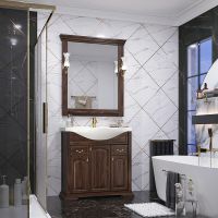 Товар: Тумба под раковину Opadiris Риспекто 85 00-00006705 Орех антикварный - фото 5 Тумба под раковину Opadiris Риспекто 85 00-00006705 Орех антикварный — фото 5, Мебель для ванной