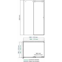 Товар: Душевой уголок WasserKRAFT Vils 110x100 56R16 профиль Хром стекло прозрачное - фото 9 Душевой уголок WasserKRAFT Vils 110x100 56R16 профиль Хром стекло прозрачное — фото 9, Душевые уголки