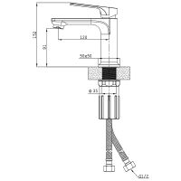 Смеситель для раковины Splenka S30.10 Хром — фото 3, Смесители для раковины