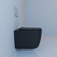 Товар: Унитаз beWash Schutz BKWHR102510 подвесной Черный матовый с сиденьем Микролифт - фото 5 Унитаз beWash Schutz BKWHR102510 подвесной Черный матовый с сиденьем Микролифт — фото 5, Унитазы