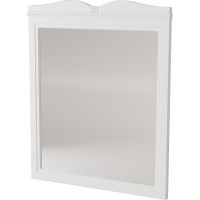 Зеркало Caprigo Borgo 80 33431-В231 Белое матовое — фото 1, Зеркала в ванную комнату