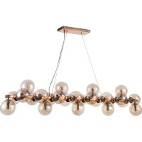 Подвесной светильник Maytoni Modern Dallas MOD547PL-25G Янтарный Золото — фото 1, Подвесные светильники