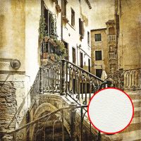 Фреска Ortograf Городской пейзаж 4194 Фактура флок FLK Флизелин (2*2) Бежевый, Город — фото 1, Фрески