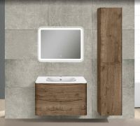 Тумба под раковину Vincea Paola 80 VMC-2P800VO подвесная V.Oak — фото 3, Тумбы под раковину