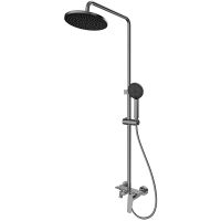 Душевая система Splenka S53.24.09 Графит матовый — фото 1, Душевые стойки