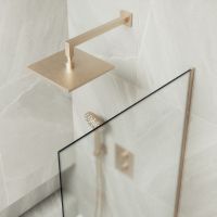 Товар: Шторка на ванну Maybah Glass MGV-92-2у 600x1400 в узком профиле Бронза стекло сатиновое - фото 4 Шторка на ванну Maybah Glass MGV-92-2у 600x1400 в узком профиле Бронза стекло сатиновое — фото 4, Неподвижные шторки для ванной